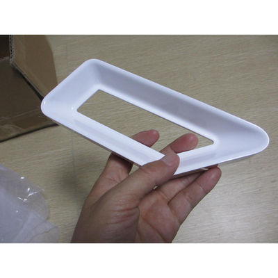 Customized Single Shot Injection Molding , Gloss White ABS Electronic Cover Moulding Service