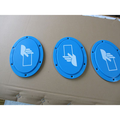 S136 Single Shot Injection Molding , Blue ABS Front Panel Injection Molding Services