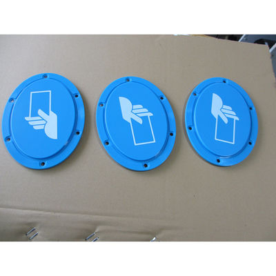 S136 Single Shot Injection Molding , Blue ABS Front Panel Injection Molding Services