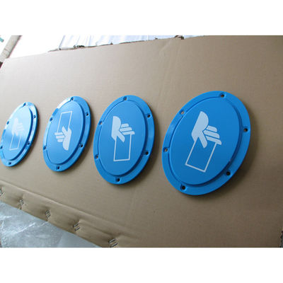 S136 Single Shot Injection Molding , Blue ABS Front Panel Injection Molding Services
