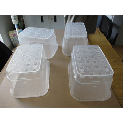 Natural Clear PP HP-740T Plant Seed Growing Box  Single Shot Injection Moulding Services
