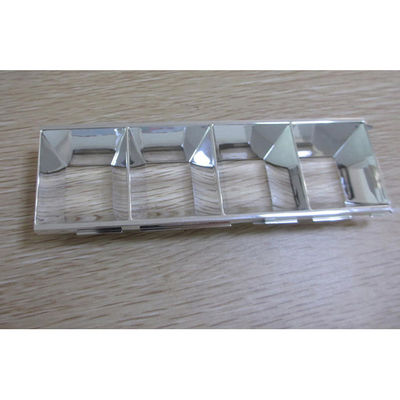 Single Shot Injection Moulding Services For Chrome Plated Gloss Finish ABS Light Guide
