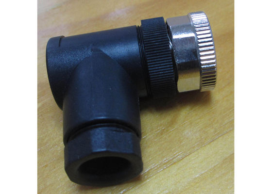 Custom Electronics Injection Molding For Assembled M8 M12 Female 90 Degree Connector