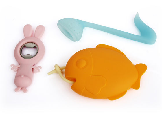 Animal Shape Silicone Children Toys Injection Moulding Services OEM / ODM Support