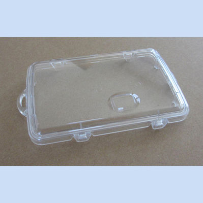 Single shot injection molding/Camera clear case/material PC Makrolon 2458 / Gloss clear finish/high polished